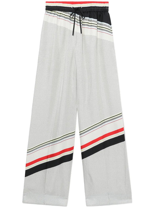 Liberty Wide-Leg Silk Trousers