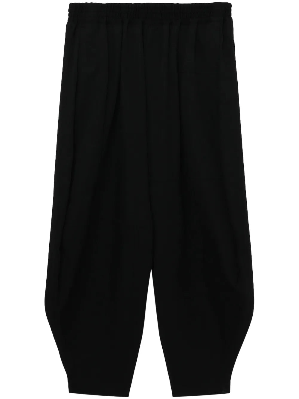 Drop-Crotch Wool Trousers