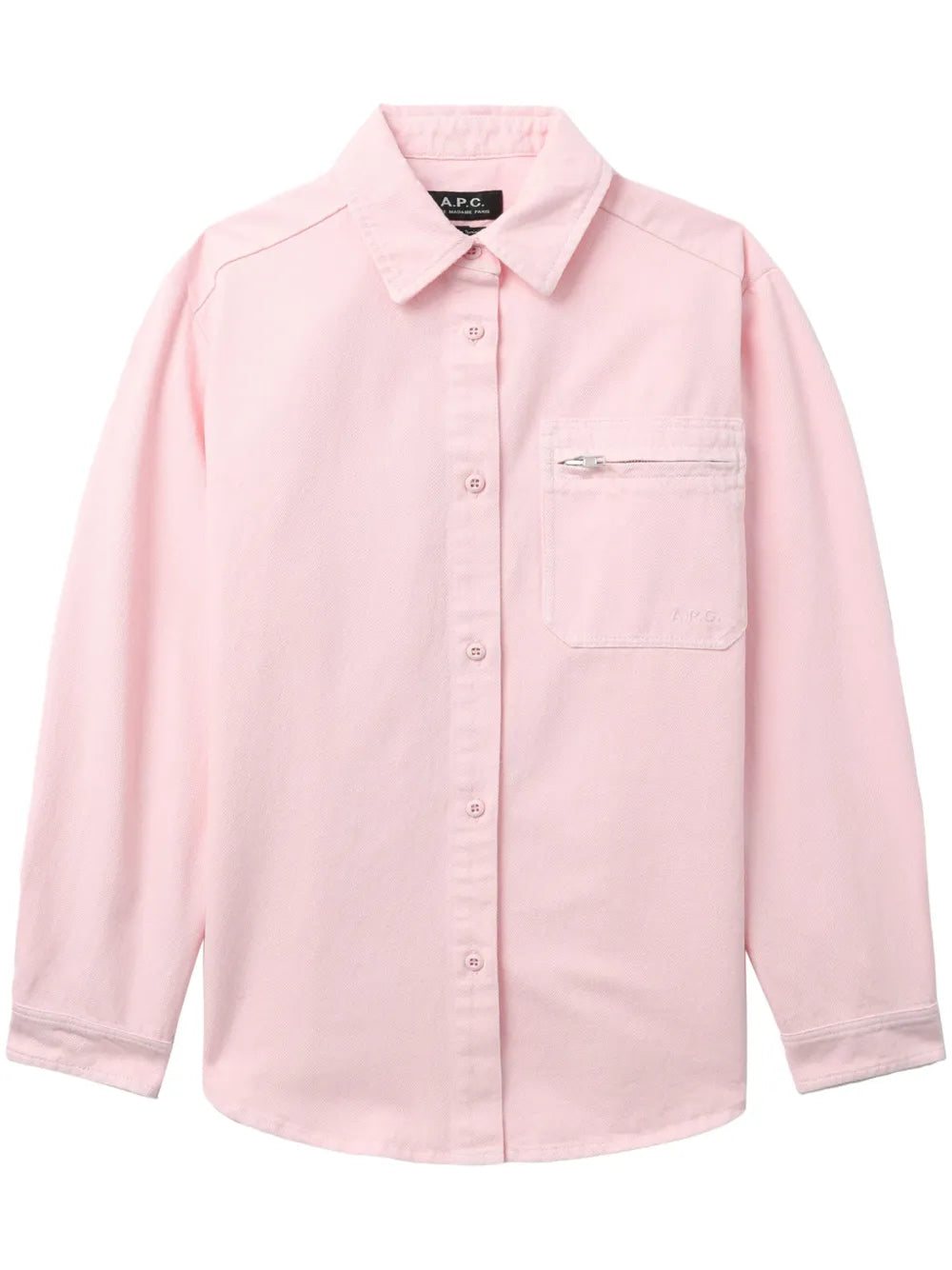 Tina Logo-Embroidered Denim Shirt