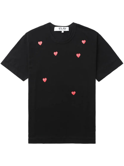 Scattered Hearts Cotton T-Shirt