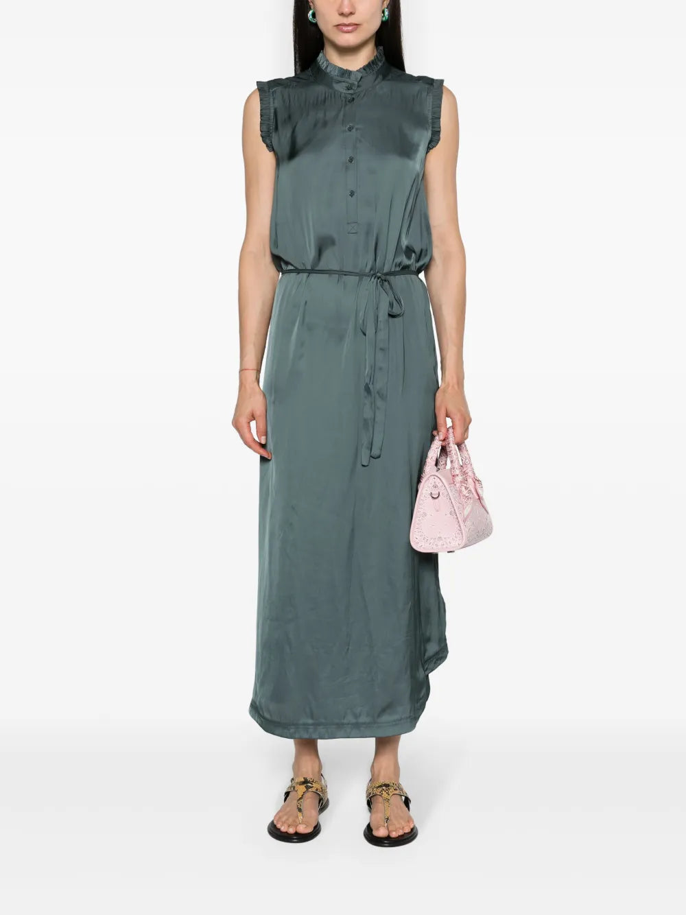 Raos Satin Maxi Dress