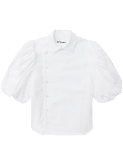 Puff-Sleeve Blouse
