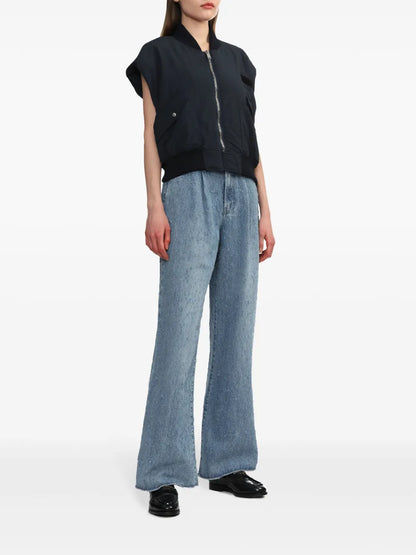 Mid-Rise Straight-Leg Jeans