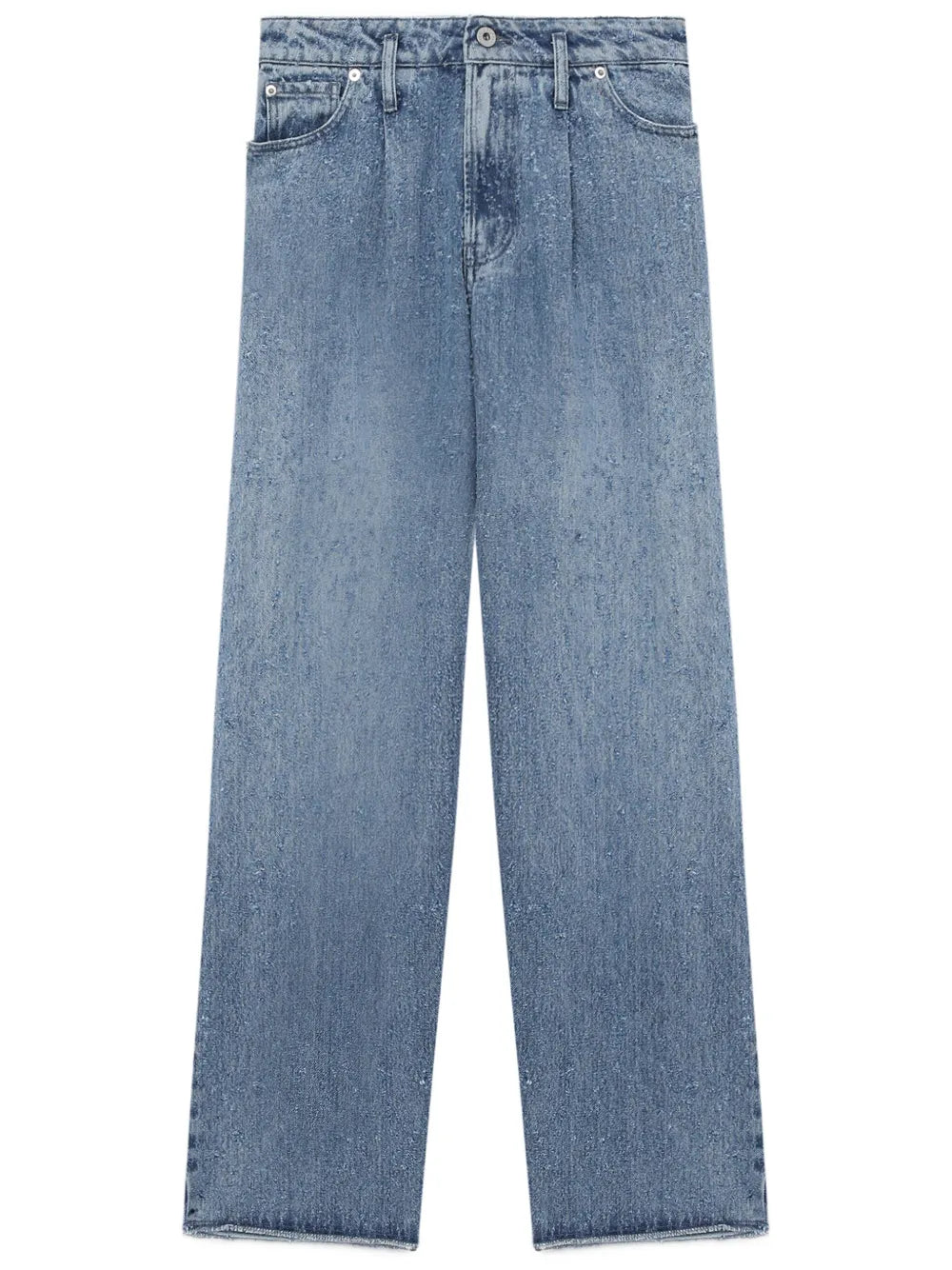 Mid-Rise Straight-Leg Jeans