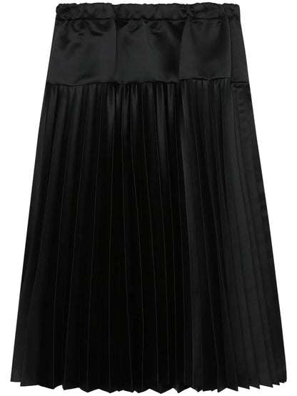 Pleated Midi Skirt