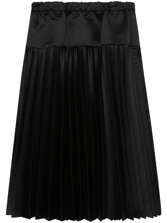 Pleated Midi Skirt