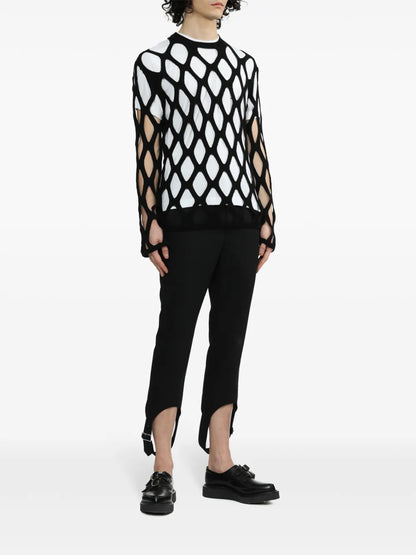 Belted Cropped Trousers