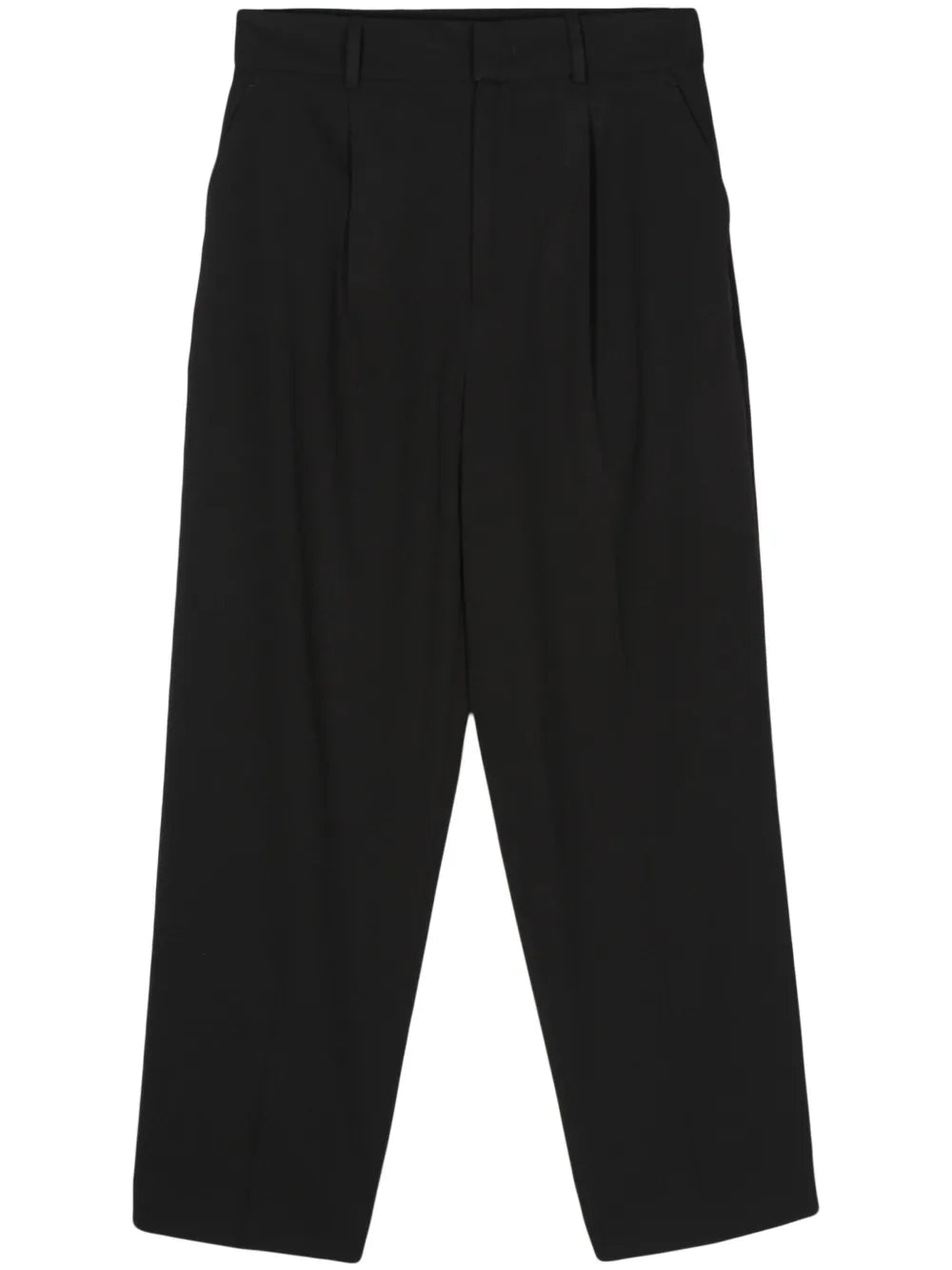 Crepe Cropped Trousers