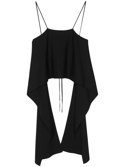 Asymmetric Draped Tank Top