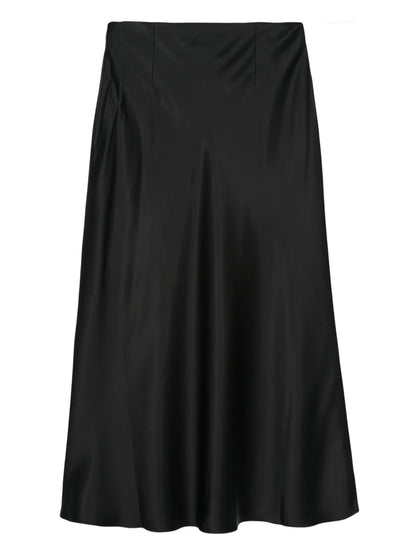 Satin Midi Skirt