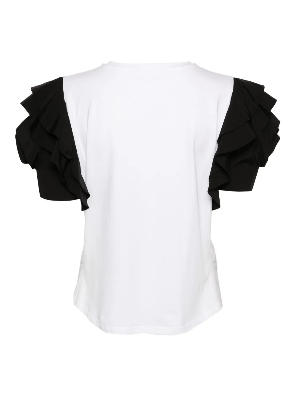 Contrasting-Sleeve Colourblock T-Shirt