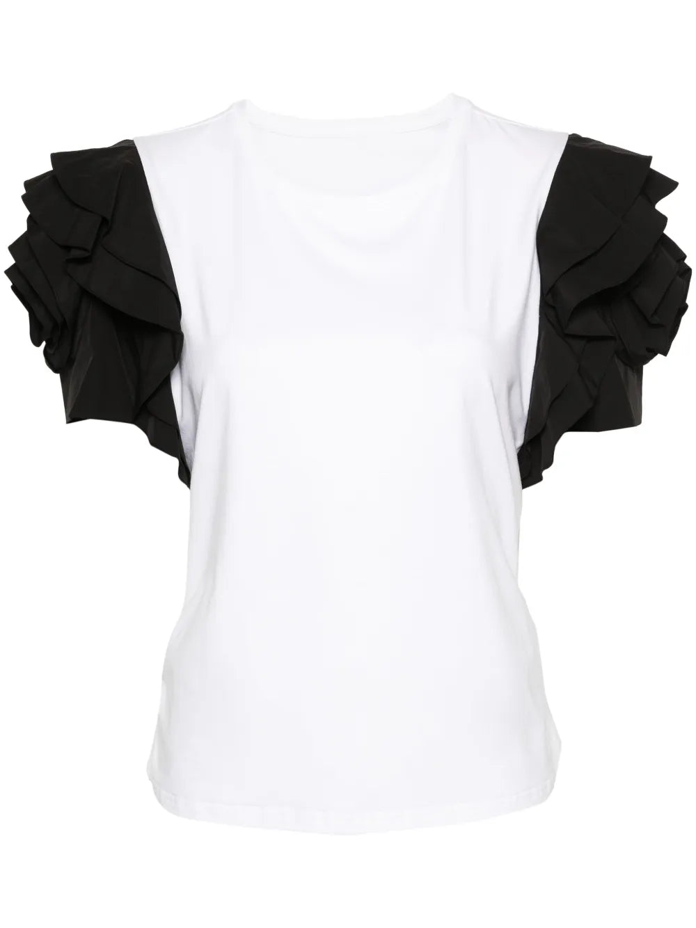 Contrasting-Sleeve Colourblock T-Shirt