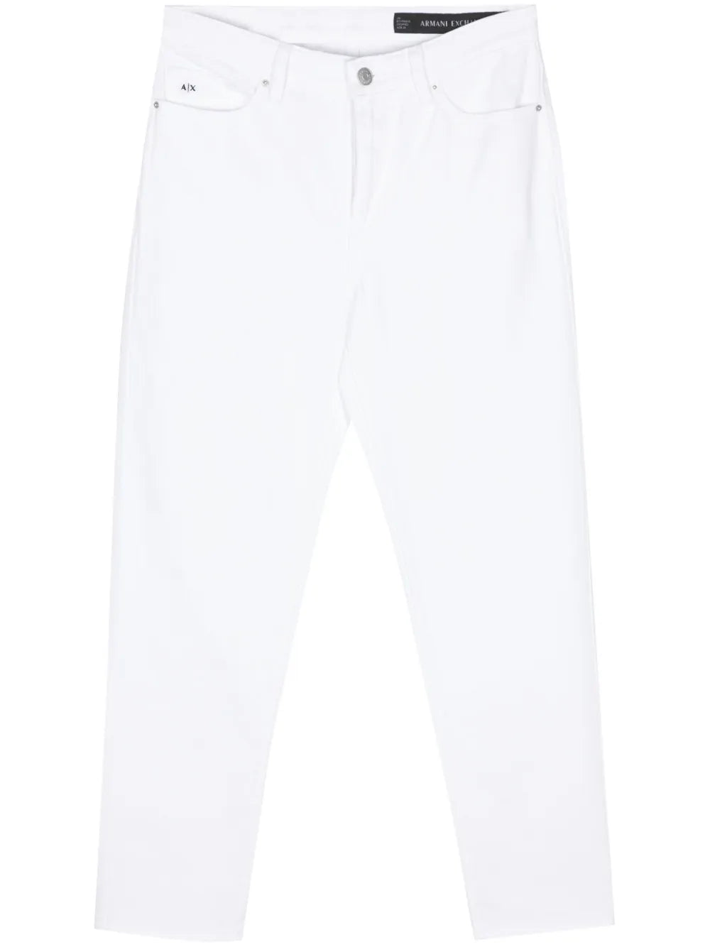 Logo-Embroidered Tapered Jeans