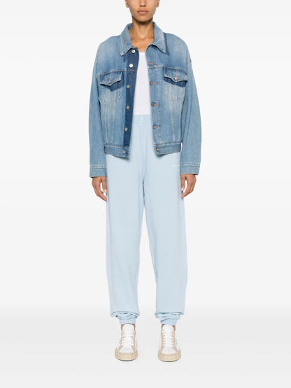 Logo-Embroidered Cotton Track Pants