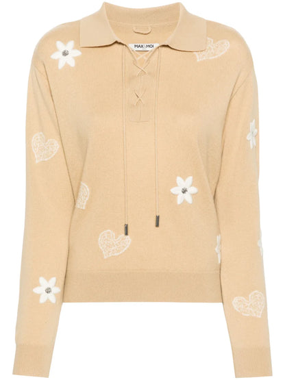 Pinta Floral-Embroidered Jumper