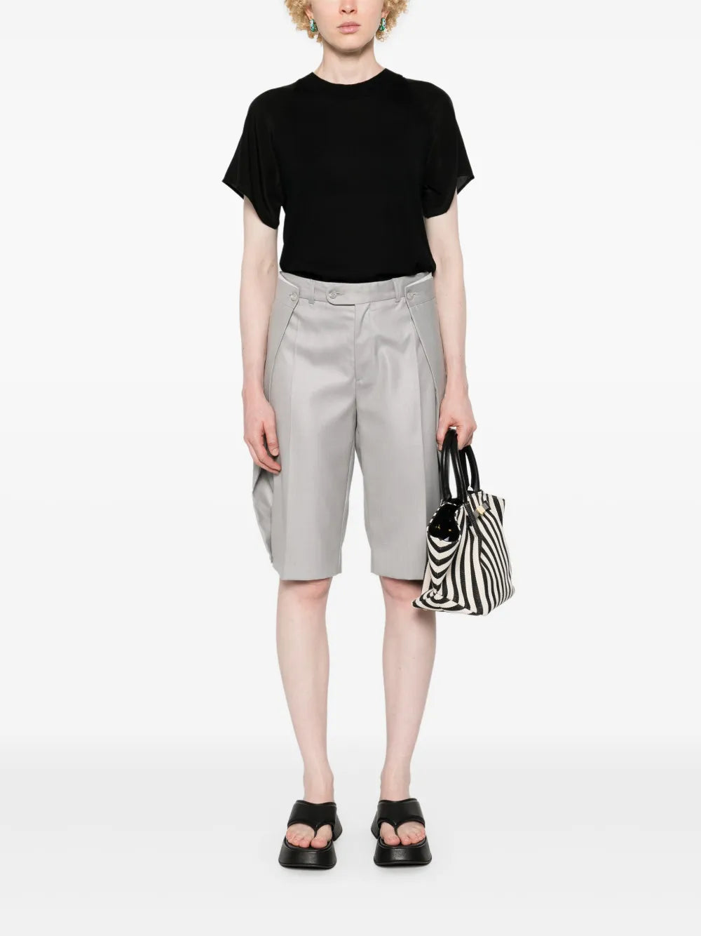 Tilda Panelled Ribbed Top