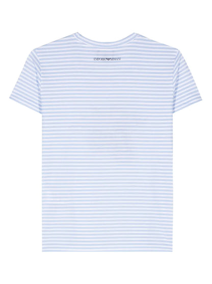Logo-Print Striped T-Shirt