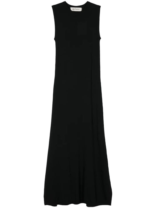 Crew-Neck Maxi Dress