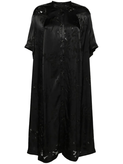 Bulkhead Satin Midi Dress