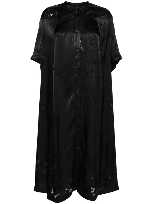 Bulkhead Satin Midi Dress