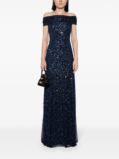 Buttercup Sequinned Gown Dress