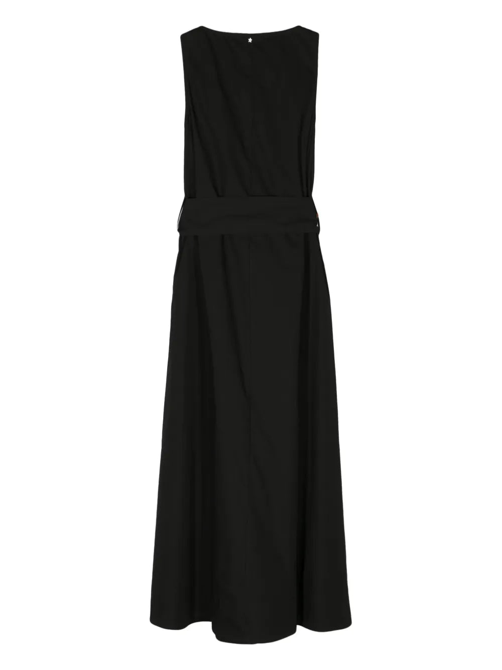 Belted Cotton Midi Dress