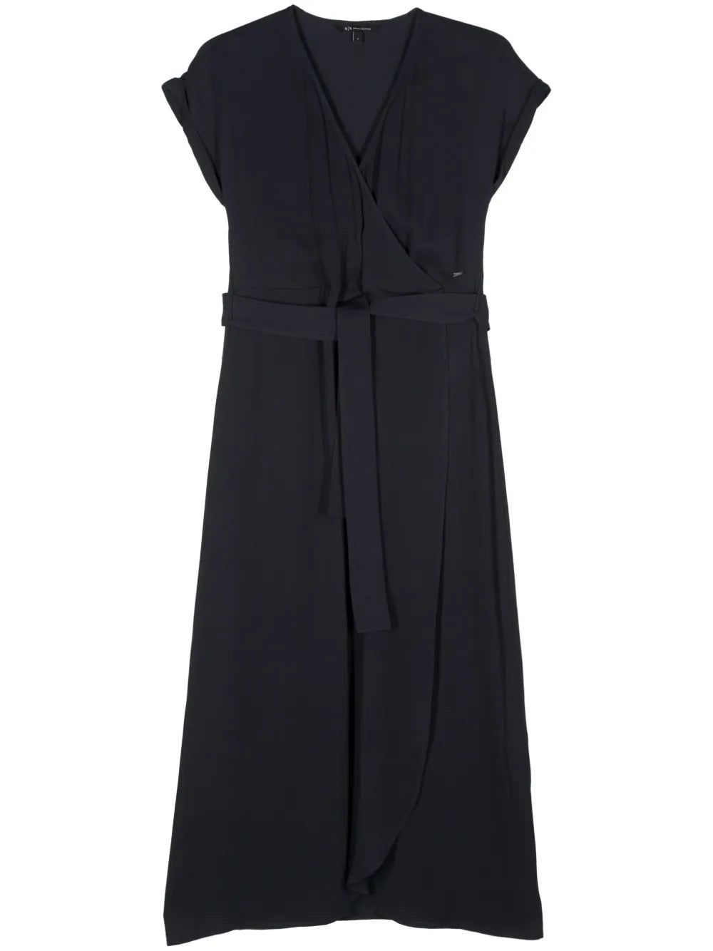 Crepe Flared Maxi Dress