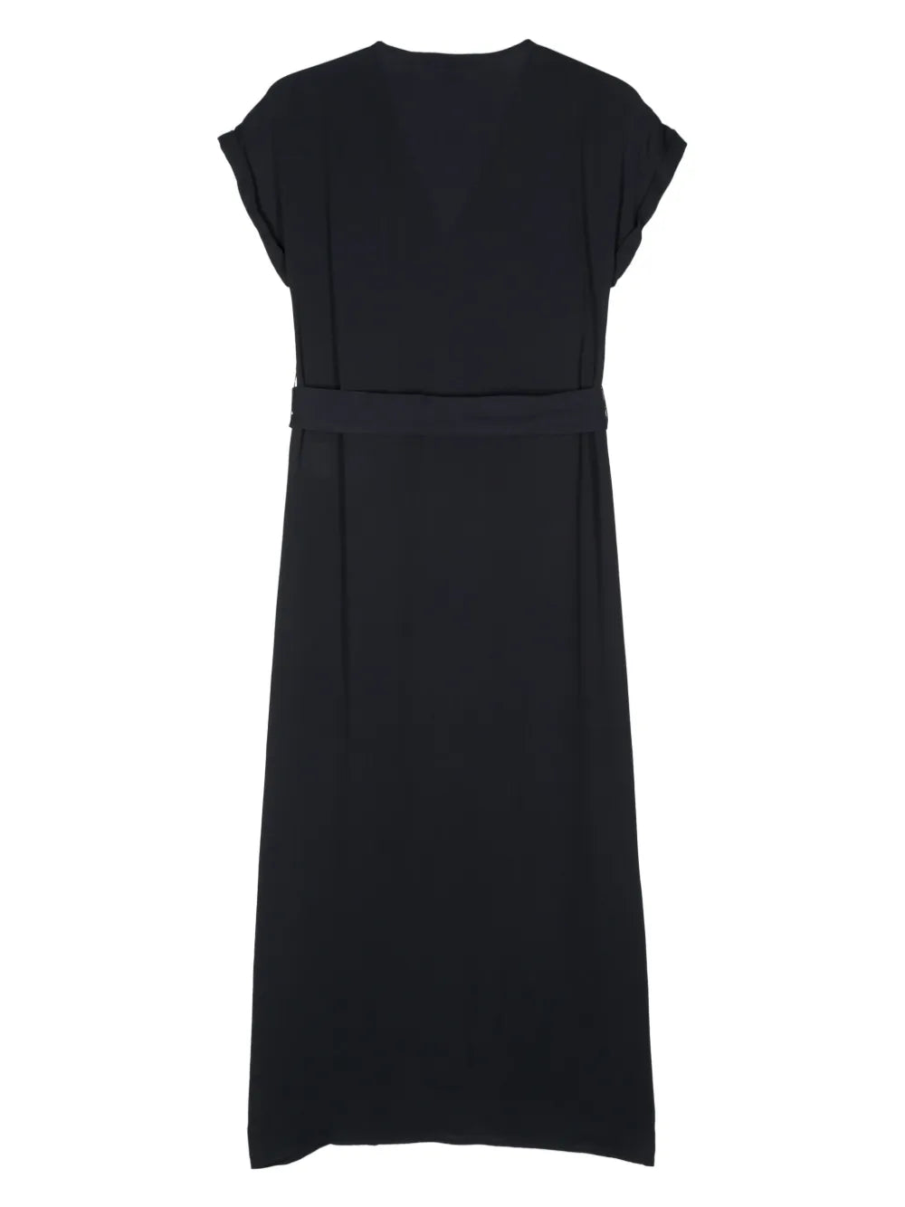 Crepe Flared Maxi Dress