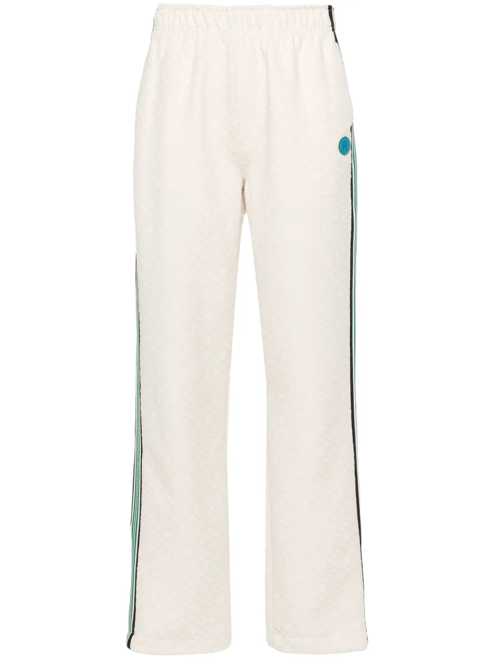 Logo-Jacquard Tapered Trousers