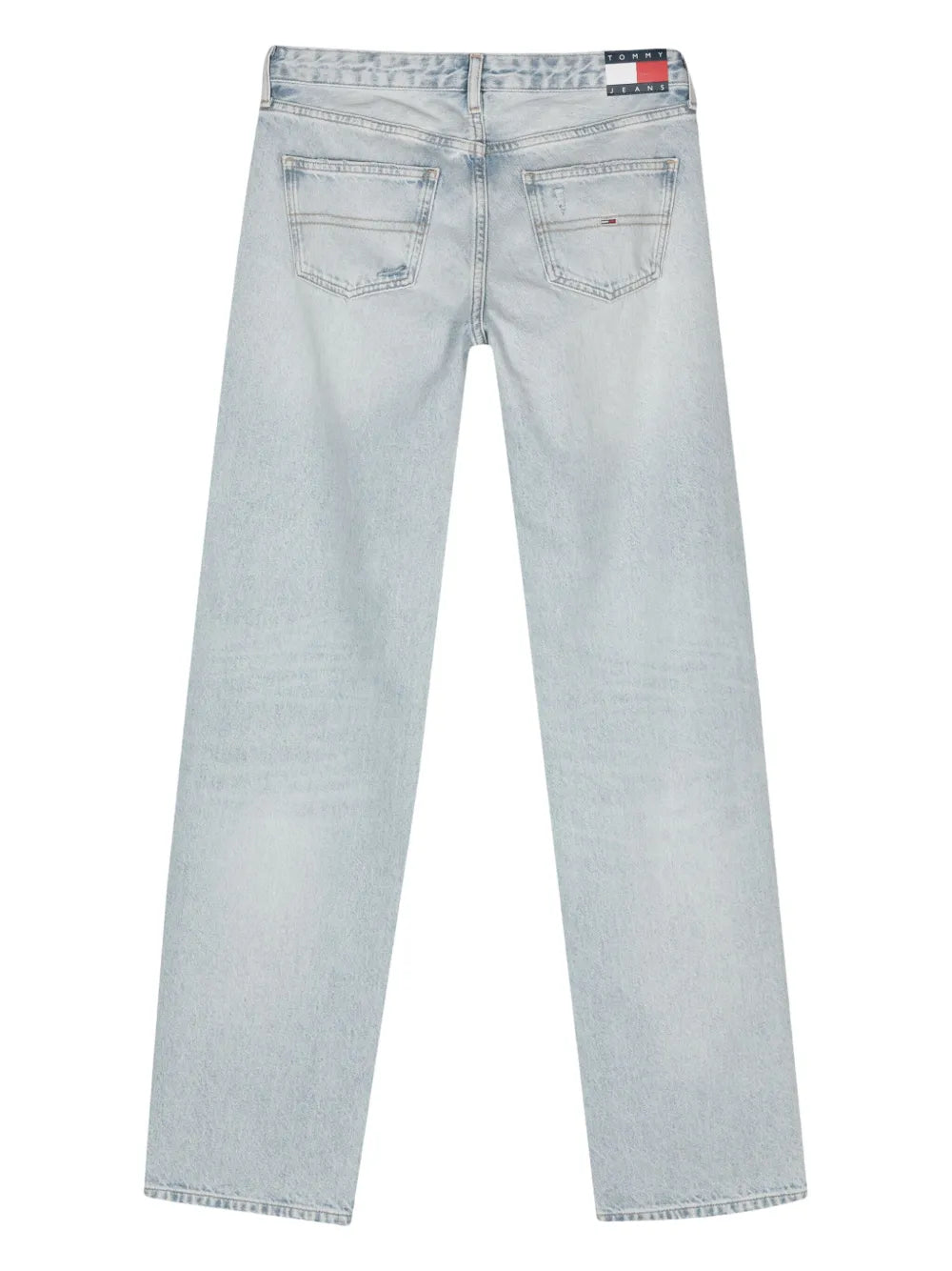 Mid-Rise Straight-Leg Jeans