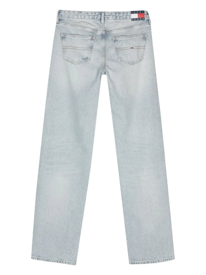 Mid-Rise Straight-Leg Jeans