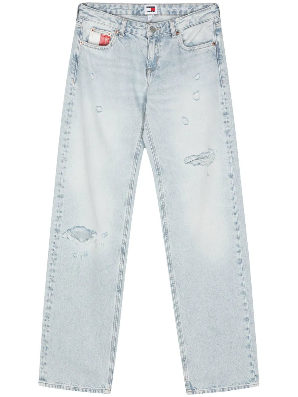 Mid-Rise Straight-Leg Jeans