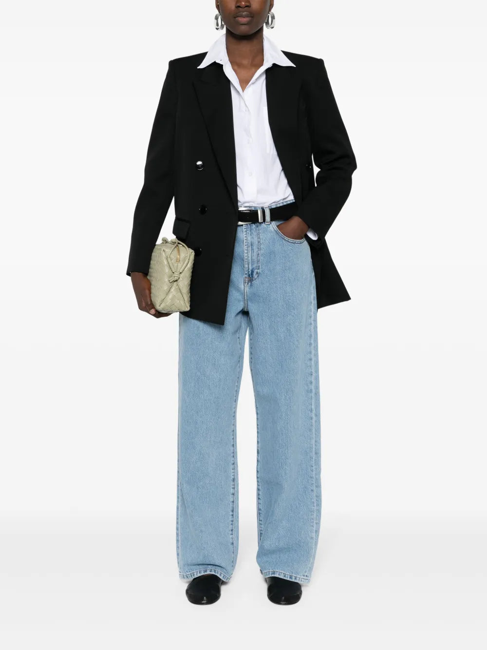 Low-Rise Wide-Leg Jeans