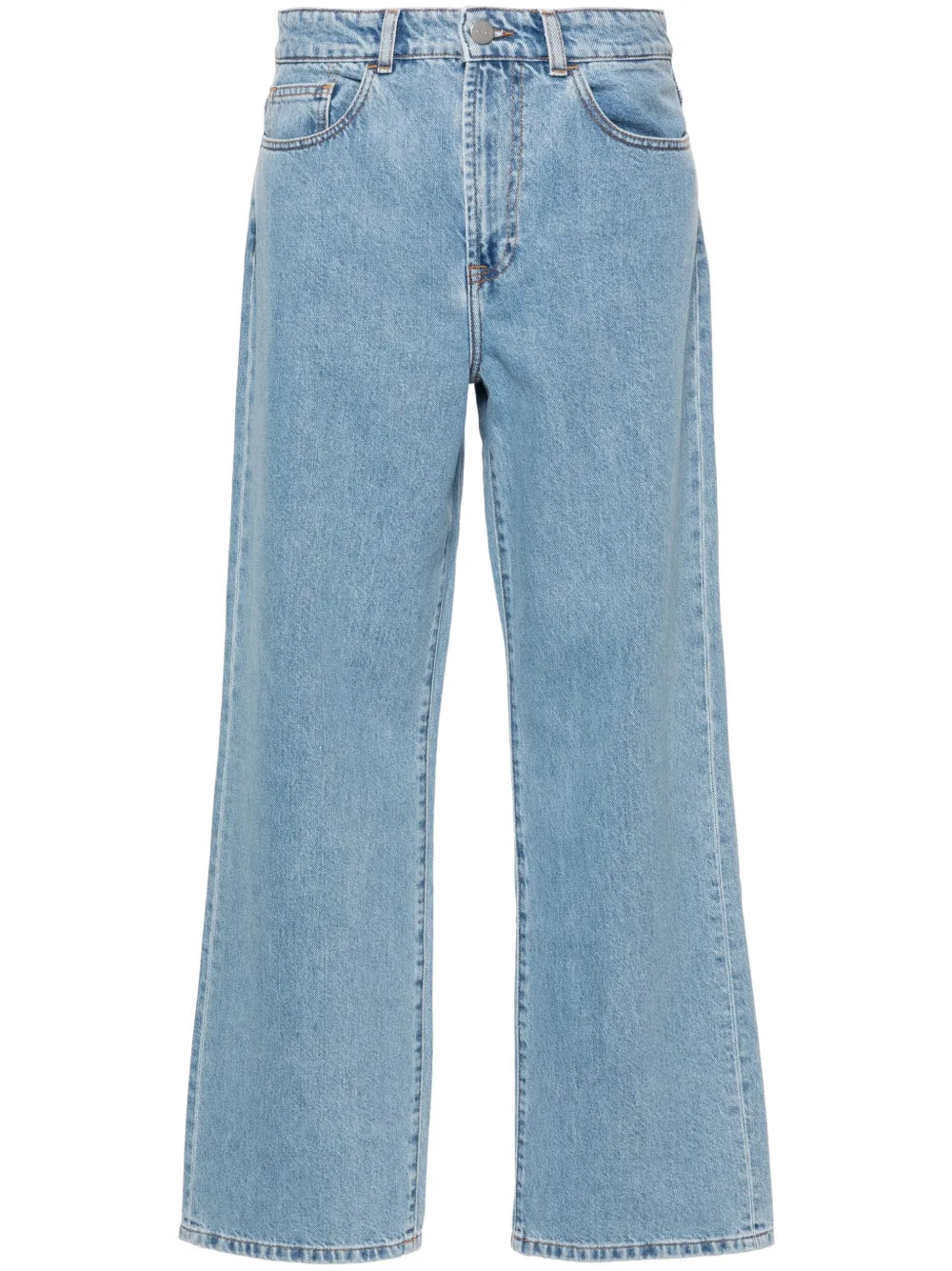Low-Rise Wide-Leg Jeans