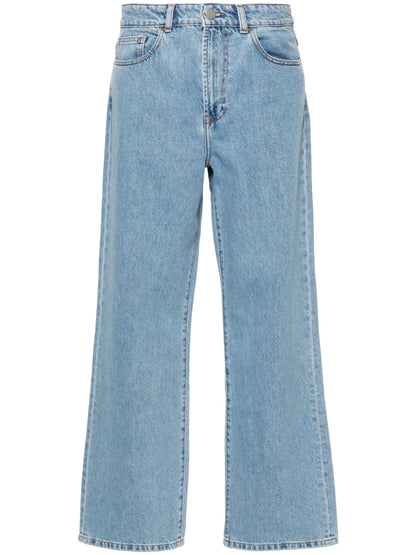 Low-Rise Wide-Leg Jeans