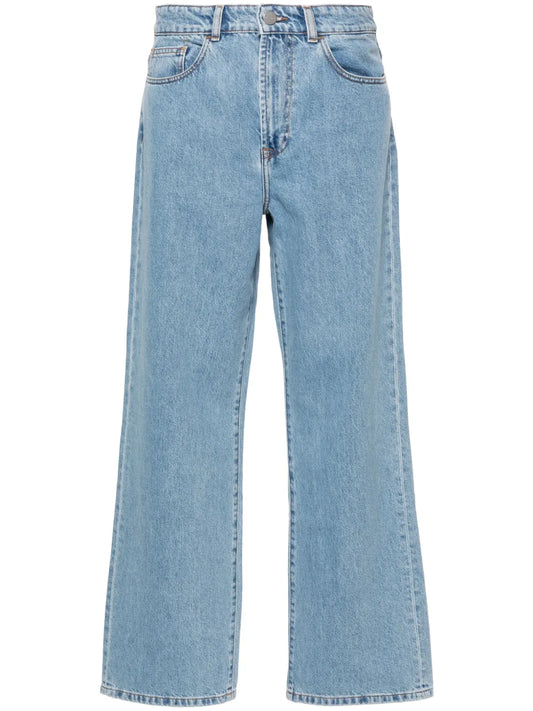 Low-Rise Wide-Leg Jeans