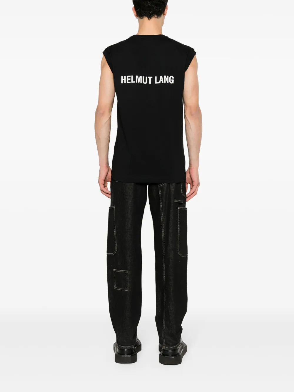 Logo-Print Sleeveless T-Shirt
