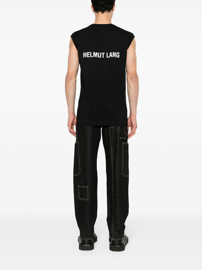 Logo-Print Sleeveless T-Shirt