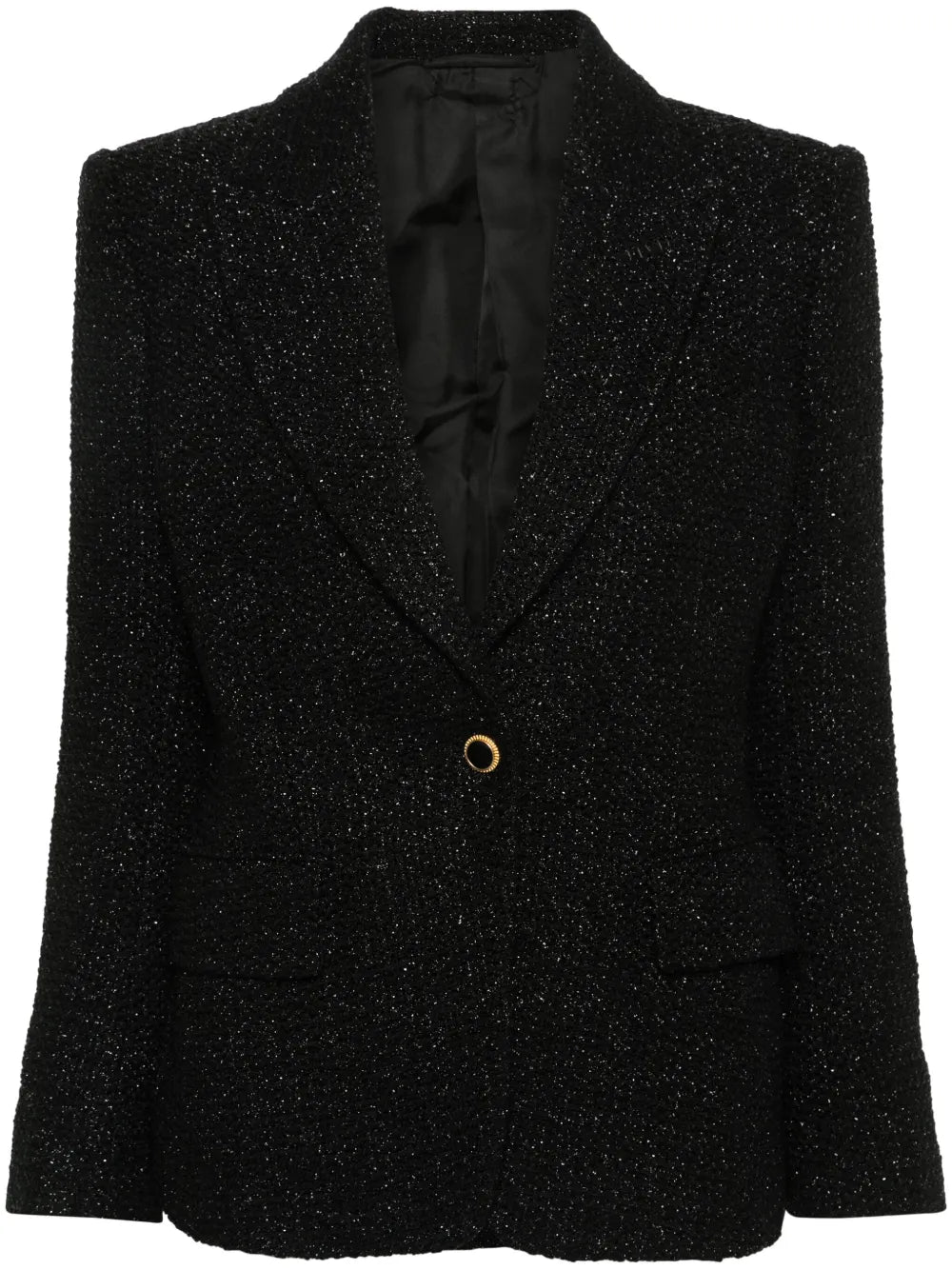 Metallic Tweed Blazer