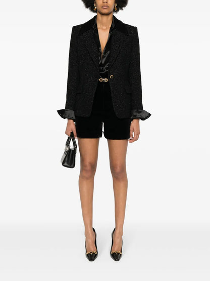 Metallic Tweed Blazer