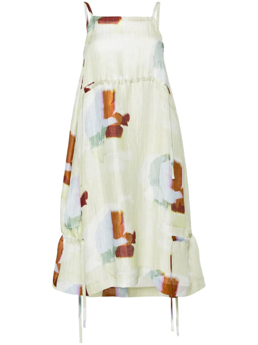 Pick Up Abstract-Print Midi Dress
