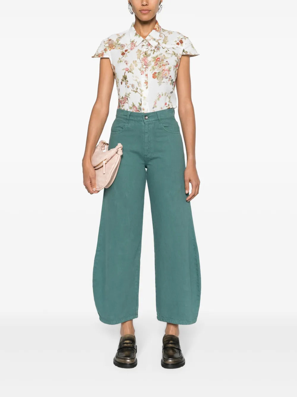 Pipette Mid-Rise Wide-Leg Jeans