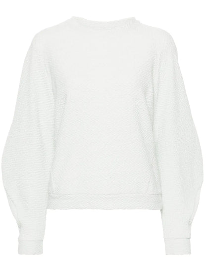 Ring Crinkled Sweatshirt