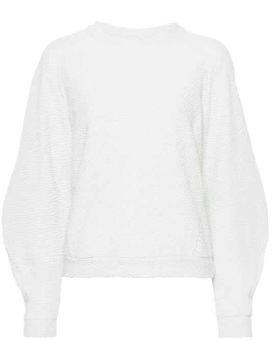 Ring Crinkled Sweatshirt