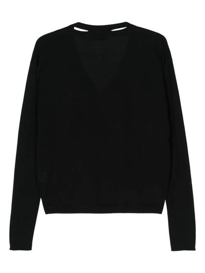 Refined Essentials Fine-Ribbed Jumper