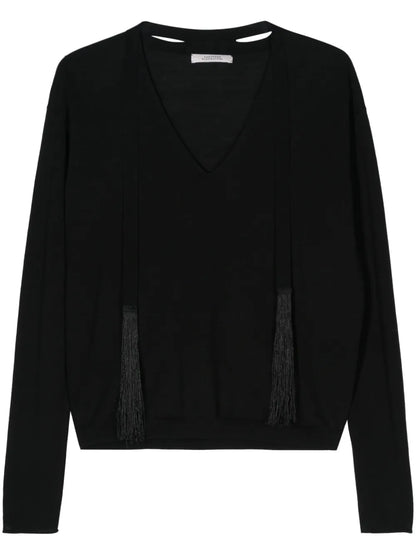 Refined Essentials Fine-Ribbed Jumper