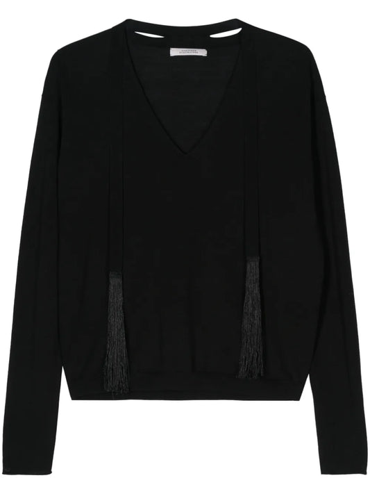 Refined Essentials Fine-Ribbed Jumper