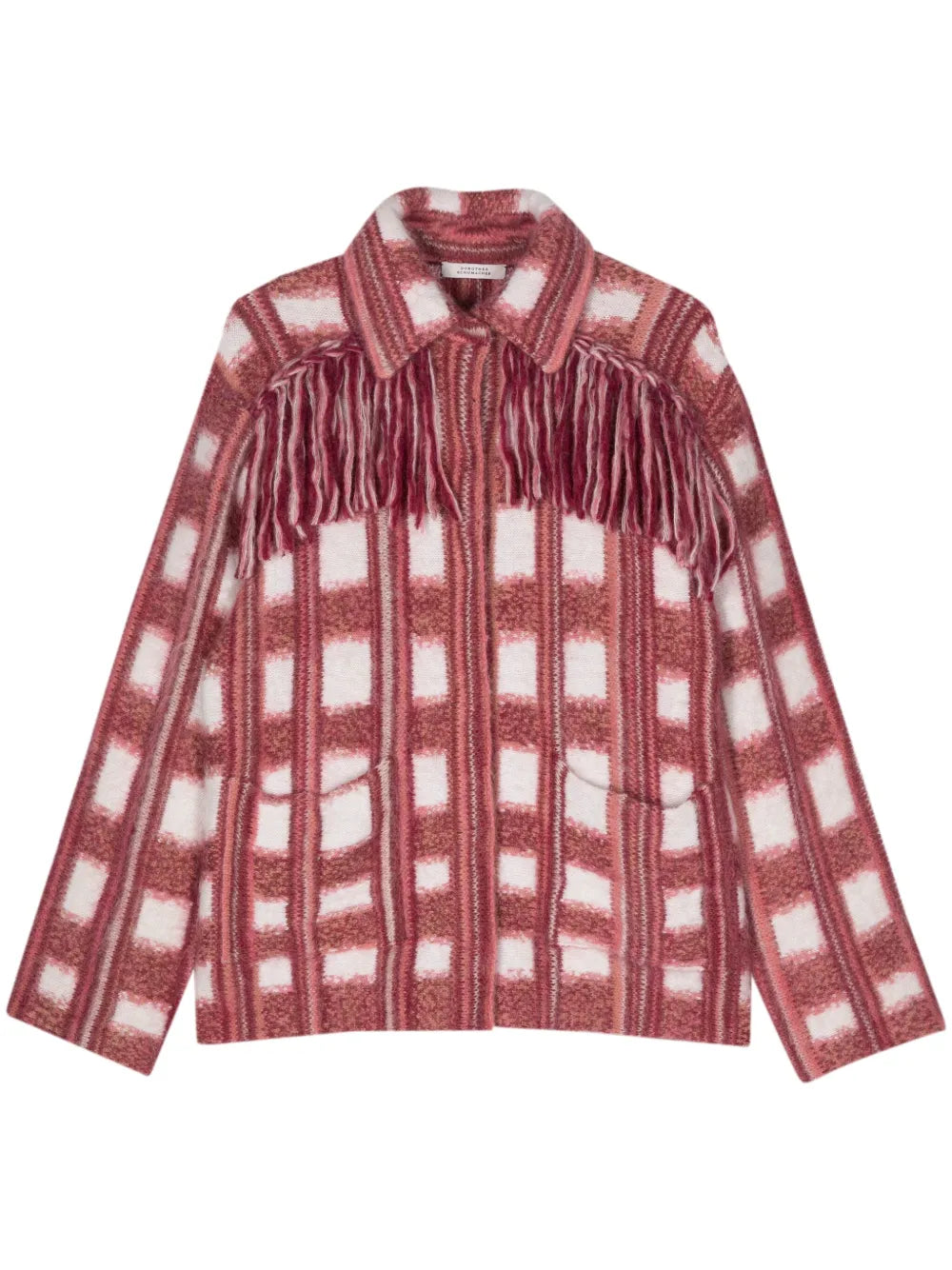 Fringe-Detail Cardigan