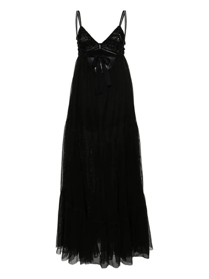 Panelled-Design Maxi Dress