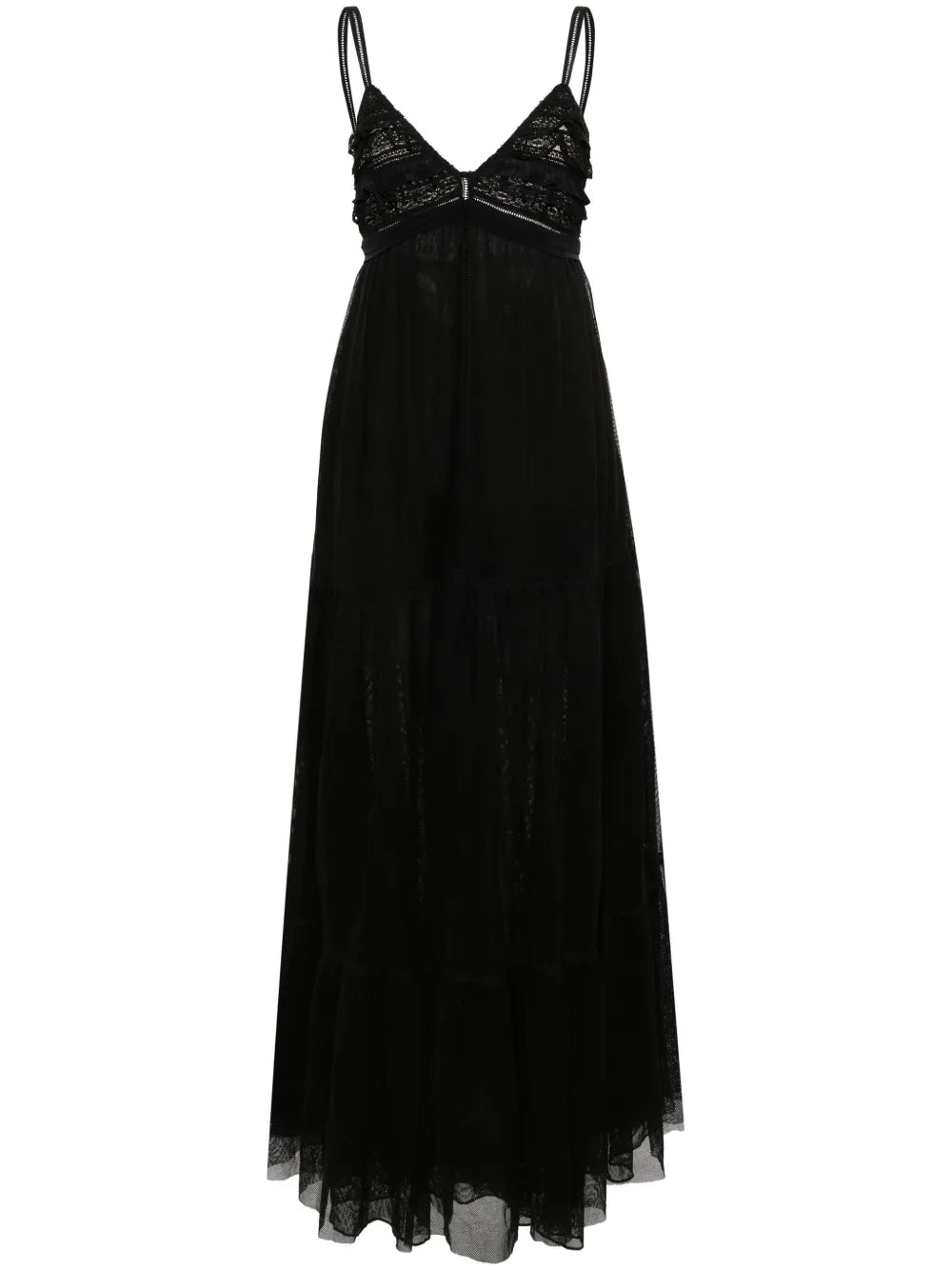Panelled-Design Maxi Dress